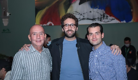 José Zendejas, Elias Barhum y Pablo Zendejas.