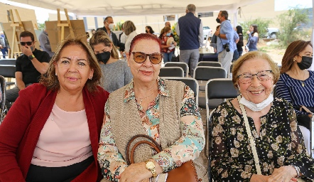  Bertha Juárez, Irma Orozco y María del Carmen Cadena.