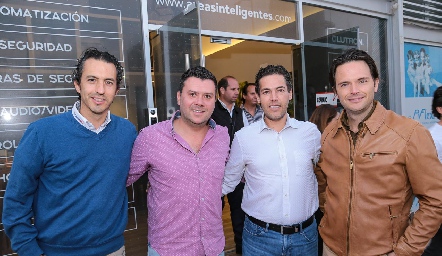  Mauricio Abella, Arturo Sánchez, Paco Dauajare y Tito Herrera.