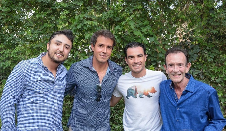  Martín del Campo, Javier Meade, Alejandro Mancilla y José Martin Alba.