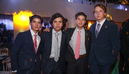  Chus Conde, Juan Manuel Gómez, Marcelo Villarreal y Santiago Toledo.