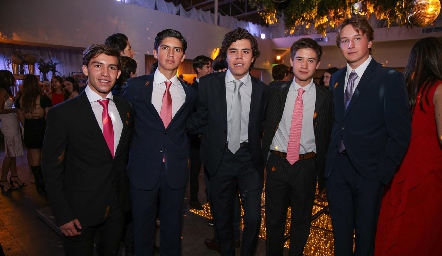  Daniel Carreras, Chus Conde, Juan Manuel Gómez, Marcelo Villarreal y Santiago Toledo.