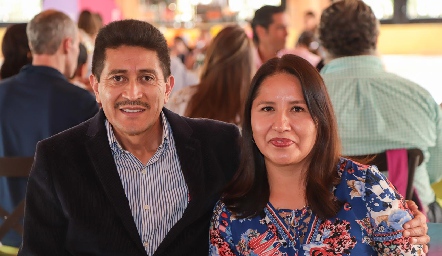  Ricardo Sánchez y Claudia Ortiz .