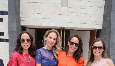  Cheli Sotomayor, Lila de Güemes, Bárbara Ruiz y Aida Araiza.