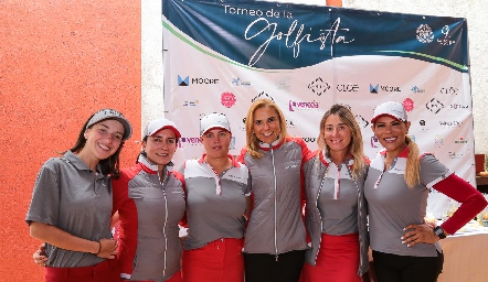  Yolanda Navarro, Alma Rosa Méndez, Silvia Garza, Carina Rodríguez, Nuria Sands y Yoli Robledo.