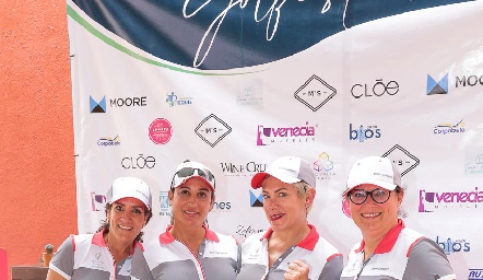  Gigi Canta La Piedra, Blanca González, Margarita Padilla y Vivian Alatorre.