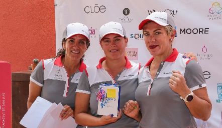  Vivian Alatorre, Silvia Garza y Margarita Padilla.