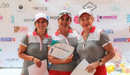  Vivian Alatorre, Blanca González y Margarita Padilla.