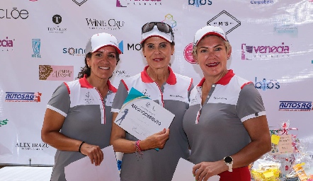  Vivian Alatorre, Norma Pardo y Margarita Padilla.