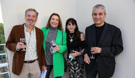  David Herrera, Carla Delgado Vallejo, Patricia Campos y Antonio Briseño.