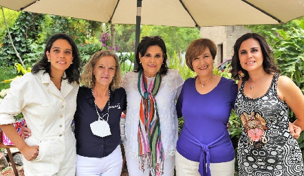 Mariana Nieto, Carmele, Maga Montemayor y Angie Ugalde y Maga Nieto.