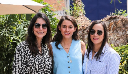  Romina Cuevas, Ana Victoria Álvarez y Marcela Conde.