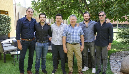  Luis Antonio Mahbub, Mauricio Mahbub, Lisandro Bravo, Lisandro Bravo, Luis Alberto y Luis Antonio Mahbub.