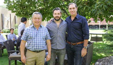  Lisandro Bravo, Luis Alberto y Luis Antonio Mahbub.