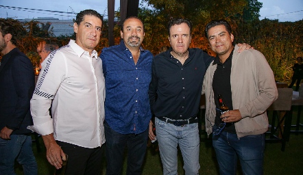  Amadeo Calzada, Ricardo Trujillo, Eduardo Martínez y Álvaro Ortiz.