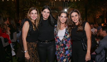  Geo Rivera, Liz Alcalde, Maripepa Muriel y Karina Hernández.