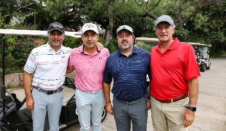  Jaime Delsol, Alejandro Elizondo, Daniel Carreras y Jorge Gómez.
