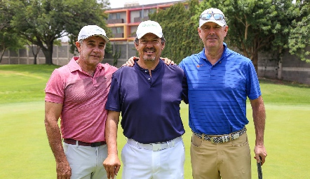  Javier Alcalde, Dagoberto Castillo y Jorge Mendizábal.