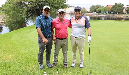  Marcelo Meade, Gustavo Patiño y Serafín Ortiz.