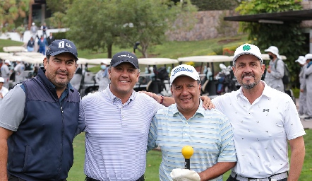  Jorge Corral, Billy Carreto, Mauricio Carbajo y Rodrigo García.