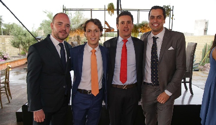 Alejandro Delgado, Jorge Del Valle, José Manuel Díaz Infante y Omar Díaz.