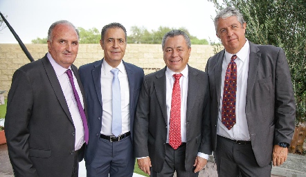  Javier Ochoa, José Manuel Lázaro, Lisandro Bravo y Roberto Fernández.
