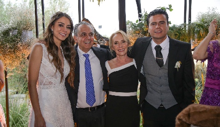  Paulina Rodríguez, Fernando Díaz de León, Laura Lavín y Carlos Gallardo.
