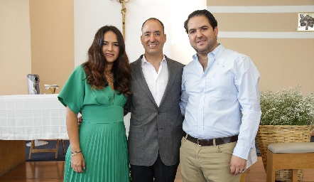  Ana Paula, Carlos y Diego Valdés.