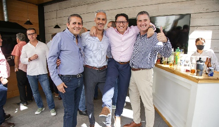  César Espinosa, Oscar Estrada, Félix Córdova y Alberto Ayala.