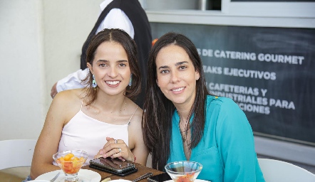  María Gameros y Sofía Estrada.