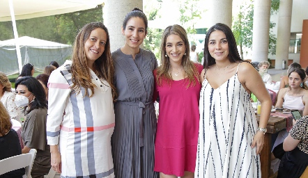  Paulina del Valle, Daniela Boelsterly, Mónica Garza y Milagros Suárez.