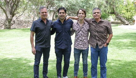  Jorge Del Valle, Mauricio Motilla, Jorge Del Valle y Luis Motilla.