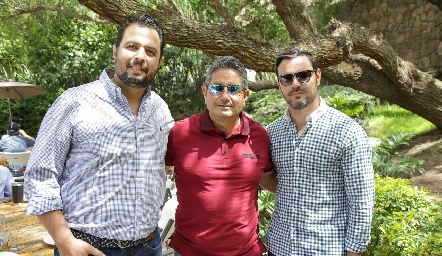  Fernando Dibildox, Gerardo Rodríguez y Luis Antonio Mahbub.