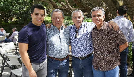  Lisandro Bravo, Lisandro Bravo, Gerardo Serrano y Luis Motilla.