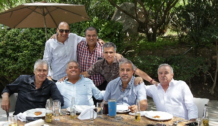  Alfredo Hernández, Nicolás Mina, Luis Motilla, Raúl Villarreal, Carlos Delgado, Chavo Espinosa y Alejandro Mancilla.
