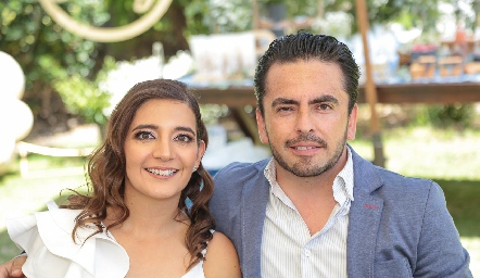 Monserrat Duarte y Jorge Puente .