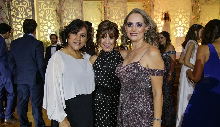  Ruth de la Torre, Martha García y Gaby Udave.