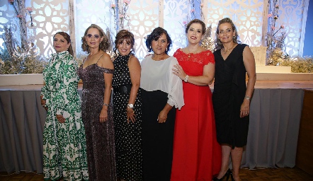  Laura Martín, Gabriela Udave, Martha Elena García, Ruth de la Torre, Cristina Galán y Mónica Portillo.