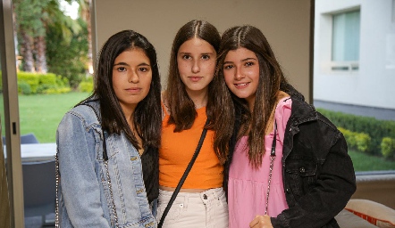  Aitana Hernández, Vanessa Elizondo e Isa Zambrano.