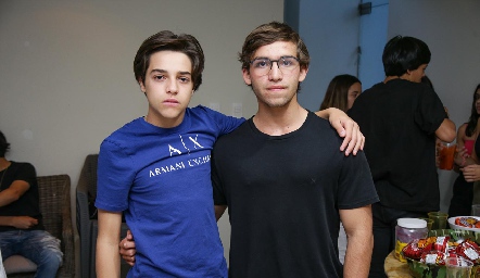  Marcelo Díaz Infante y Daniel Carreras.