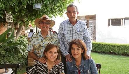  Enrique Díaz de Léon, Ricardo Torres, Dolores Lastras y Tere Ramírez.