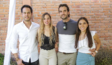  Beto Berrones, Melissa Compean, Peca Torres y Sofía Díaz de León.