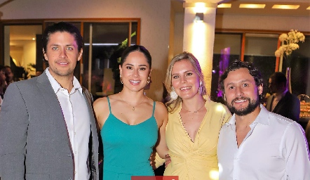  Roberto Fernández, Adriana Narváez, Flor Shiper y Fernando González.