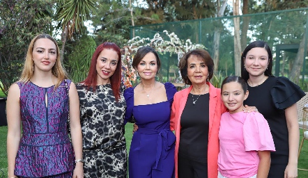  Vero Sojo, Griselda Rodríguez, Elsa y Griselda Tamez, Valeria y Eugenia González.