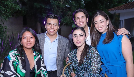  Ana Meche Sifuentes, Lisandro Bravo, Isa Zollino, Mauricio Martínez y Ana Gaby Dauajare.