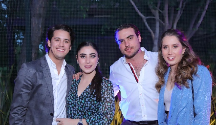  Mauricio Martínez, Isabela Zollino, Manuel Sáiz y Mónica Torres.