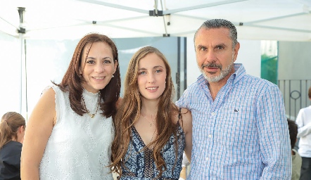  Vero Márquez, Celina Gallegos y Polo Conde.