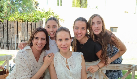  Alejandra Güemes, María Conde, Maiela Conde, Pau Martín Alba, y Celina Gallegos.