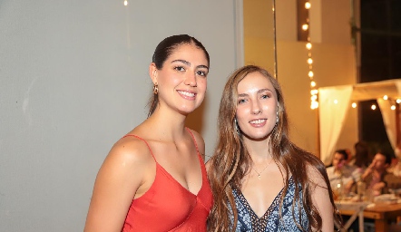  Rocío Mendizábal y Celina Gallegos.