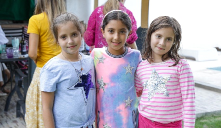  Andrea, Sofía y Alexa.